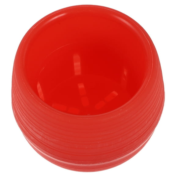 Resin Flower Pot Planter Classic Decorative Pot Succulents Container Holder With Drainage For Indoor Outdoor ( Red )