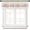 Mother''s Dayfge2321, variant on Sheer Valance Curtains for Kitchen Living Room Decor, Mother''s Day Pink Flowers and Light Yellow Stripes Semi Sheer Curtain Voile Valance Rod Pocket Window Treatment Short Curtain Panel 54"x18"