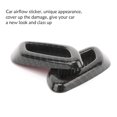 thumbnail image 4 of yingyy 1/2/3/5 2pcs Universal Air Intake Inlet Bonnet Hoods Carbon Fibre Side Vent Accessories Modification Decoration Styling Sticker 1PCS, 4 of 6