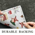 thumbnail image 6 of White Christmas Santa Pattern Door Rugs,Washable Non Slip Door Mats Indoor,Decorative Door Mats,Entry Mat Indoor for Entrance,Bedroom,Kitchen,Bathroom,17"x30", 6 of 6