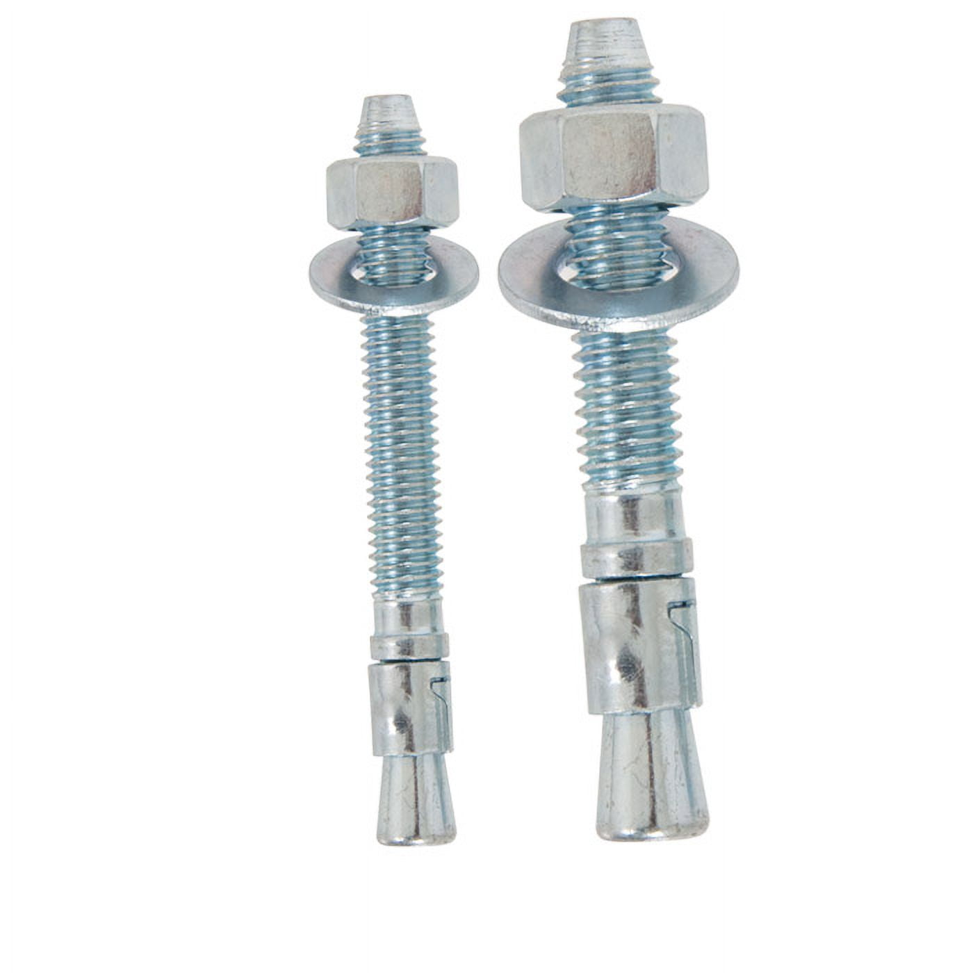 Powers 7414SD1 Power-Stud&Sd2 3/8"x3-1/2" CS Wedge Exp Anchor SS Clip,50/Box