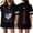 Black, variant on 250 Years 1776-2026 250th Birthday Eagle T-Shirt for Celebrate 250th Anniversary of America Patriotic Veteran Tee 250 Short Sleeved Top for Woman