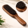 thumbnail image 4 of Boar Bristle Beard Brush for Men - Boar Bristle Hair Brush for Beard Straightener Soft Bristle Hair Brush - Mens Beard Grooming Brush for Thick Hair, 4 of 6