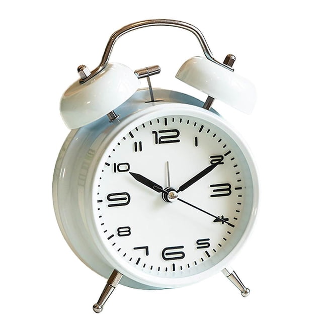Reloj despertador con campana para dormitorio y decoración del hogar, bonito reloj despertador para dormitorio de niños