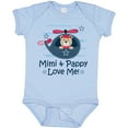 thumbnail image 3 of Inktastic Mimi and Pappy Love Me Baby Boy Boys Baby Bodysuit, 3 of 5