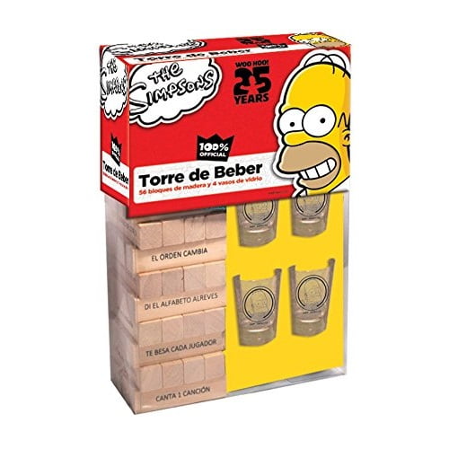 Torre del Beber The Simpsons Novelty Juego de Mesa