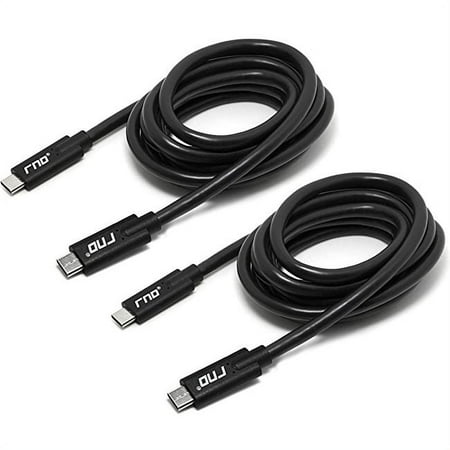 RND Type-C (USB-C 3.1) 6ft Cable (2-Pack) (FAST Charging/Data Sync) for Apple MacBook  Google (Pixel  Pixel XL)  HTC  LG  OnePlus  Samsung Galaxy (S8  S8 Plus) and all Type C devices (black) price history on PriceWatchPro
