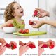 thumbnail image 5 of (2 uds) Juego de rebanador de frutas descascarador de fresas, descascarador de hojas de tallo de baya, removedor de gemas, herramienta para pelar frutas, utensilios de cocina Corer, 5 of 5
