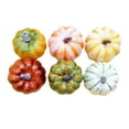 thumbnail image 2 of Artificial Harvest Pumpkins Halloween Vegetable Model Foam Material Lightweight Stackable Assorted Color for Wedding Party Style A, 2 of 8