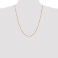 thumbnail image 2 of Diamond2Deal 10K Yellow Gold 2 mm Regular Rope Chain Necklace for Women 24", 2 of 6