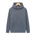 thumbnail image 4 of Boyscolos Mens Sweatshirt Basic Hooded Pullover Hoodies Unisex Men Fall Casual Fitness Long Sleeve Athletic Hoody with Pocket Dark Gray 2XL, 4 of 4