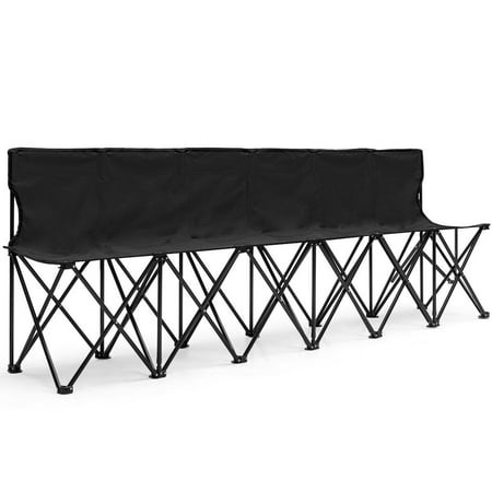 Portable Folding 6 Seats Chair Sideline Sports Bench Hw60403 Wc Wc