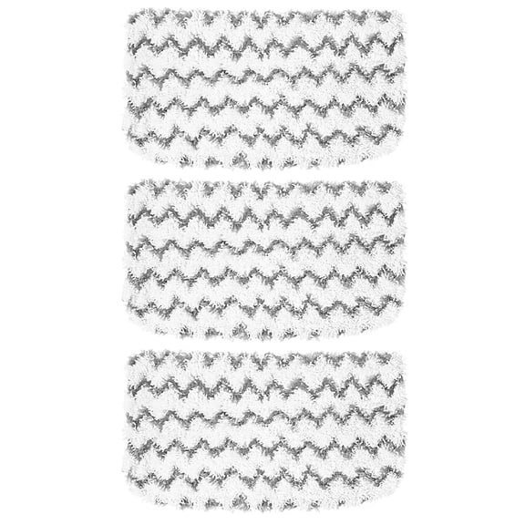 3 Pack Microfiber Steam Mop Replacement Pads for Shark Steam Mop S1000, S1000A, S1000C, S1000WM, S1001C - Dirt Grip, Washable & Reusable for All Floor Clean