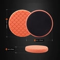 thumbnail image 6 of Buffing Polishing Pads, 7Pc 5.5 Inch Face for 5Inch 125mm Backing Plate Buffing Sponge Pa C1149, 6 of 7