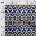thumbnail image 1 of oneOone Viscose Jersey Fabric Damask & Chevron Ikat Printed Craft Fabric BTY 60 Inch Wide, 1 of 1