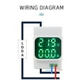 thumbnail image 4 of Voltaje 0.3-120a Corriente de AC Digital Medidor de Combinación de Combinación de 0.56 Pulgadas Hd Medidor de Energía de Función Múltiple, 4 of 7