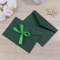thumbnail image 6 of Set of 2 Blank Envelopes Solid Color Wedding Card Large Bows Presents Blue Baby Green, 6 of 8