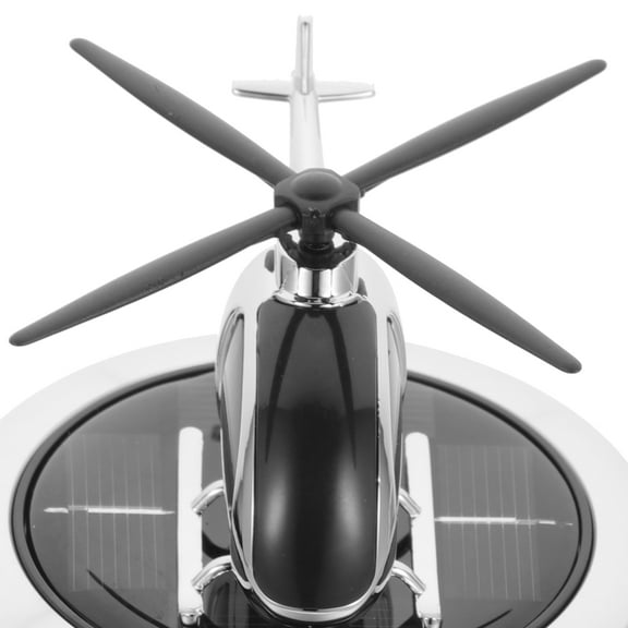 Worgeous Solar Helicopter Ornaments Car Air Freshener and Fragrance Diffuser for Car Interior Decor