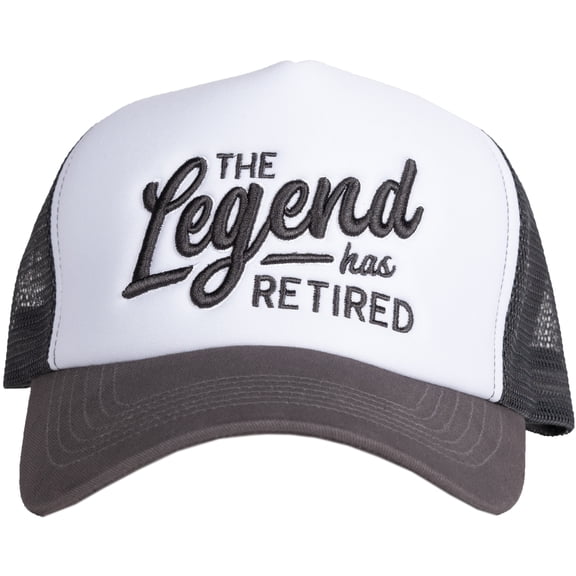 Pavilion Gift Company - Legend - Dark Gray Adjustable Trucker Hats