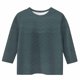 thumbnail image 5 of Blusa de poliéster para mujer, cuello redondo, manga 3/4, color liso, a la moda para niños, 5 of 5