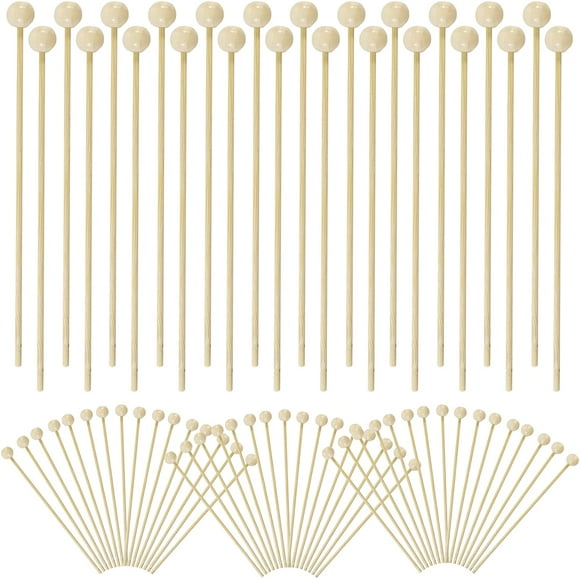 Wooden Cake Sticks 6" Rock Candy Sticks