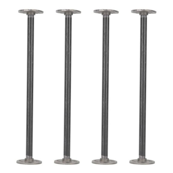 1/2 In  X 18 In  Pipe Table Legs - 4 Pack