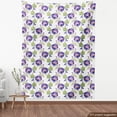 thumbnail image 3 of Ambesonne Floral Fabric by the Yard Upholstery, Purple Gramophone Orchids, 3 Yards, Multicolor, 3 of 4
