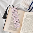 thumbnail image 4 of Kdxio Cat Print Metal Tassel Bookmarks,Perfect Gift for Art Lovers and Bookworms Metal Bookmarks for Women, 4 of 8