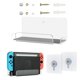 thumbnail image 5 of r0E Floating Wall Shelf Wall Mount Acrylic Holder for Nintendo Switch R4O Dock -, 5 of 5