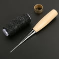 thumbnail image 3 of EeaseCA 10pcs Leather Sewing Needles Stitching Awl Needle Set Thread Thimbles Hand Sewing Tools, 3 of 7
