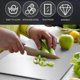 thumbnail image 3 of Titanium Cutting Board Double-Sided Titanium Kitchen Chopping Board, 3 of 5