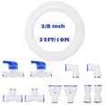thumbnail image 4 of Tubo de agua de 3/8 pulgadas OD de conexi&oacute;n r&aacute;pida de empuje para conectar 10 piezas+tubo blanco de agua RO de 3/8 pulgadas, 10 m (32 pies), 4 of 4