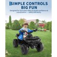 thumbnail image 3 of CazToi 12V Kids Ride On ATV Electric 4-Wheeler for Ages 3-6, Dual Motor Ride-On Toy Car with Parent Remote Control, Max 3MPH, 3 of 10