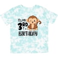 thumbnail image 3 of Inktastic Monkey Its My 3rd Birthday Boys or Girls Toddler T-Shirt, 3 of 5