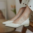 thumbnail image 2 of Femmes d'Automne Chaussures à Talons Nacrés Chaussures à Bout Pointu Robe, 2 of 3