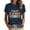 Navy, variant on WJJIAO 250 Years American Flag Shirt for Women 250th Anniversary USA T Shirt 4th of July Independence Day Freedom Shirts Tops