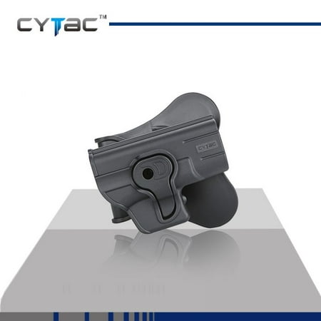 CYTAC GLOCK Paddle Holster with Trigger Release 360 degree Adjustable Cant, Polymer Holster Injection Molded for GLOCK 43 OWB Carry, RH | 7 attachment