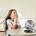 thumbnail image 7 of XGFHYJEH Desk Fan, Small Fan, Tabletop Fan, Small Desk Fan, Small Fans for Desk, Desk Fans for Home, Desk Fans Small Quiet, Portable Personal Electric Fan, Desk Fans under $15.00, 7 of 7