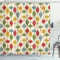thumbnail image 1 of Ambesonne Christmas Shower Curtain, Traditional Balls, 69"Wx84"L, Multicolor, 1 of 3