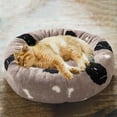 thumbnail image 1 of Staron Petit Lit pour Chien Lavable (Gris), Lit Rond pour Chien Petit Lit pour Animal de Compagnie pour Petits Chiens et Chats, Coussin en Peluche Court Lit Réchauffant Douillet Doux Confort Lits Ronds pour Chats d'Intérieur 40x40cm, 1 of 4