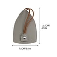 thumbnail image 2 of EGNMCR Closet Organizers and Storage, Storage Trunks & Bag Leather Car Key Case Cover Key Case Protection Bag Access Control Card Case Water Drop Car Door Antitheft Door a pendant, 2 of 2