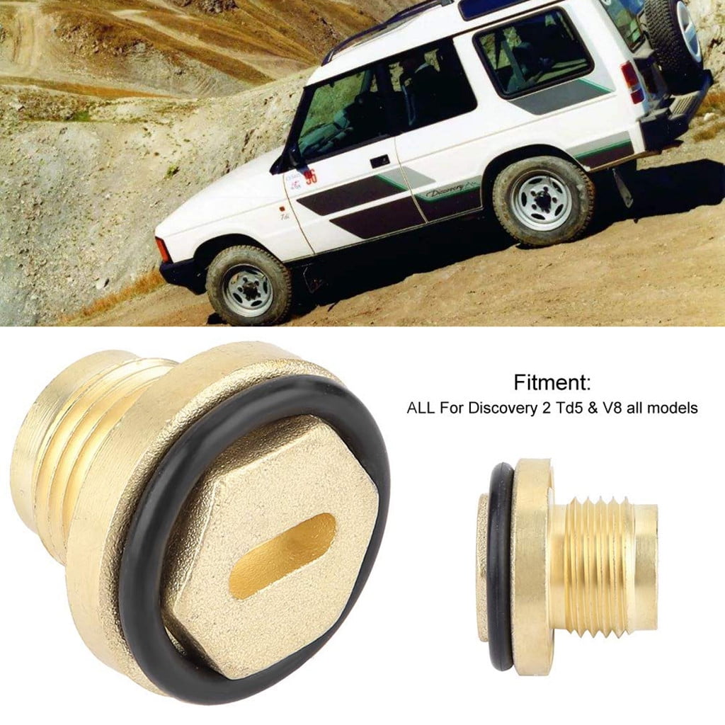 Oil Drain Nut Brass Diff Filler Plug Kit For Land Rover Discovery 2 Td5