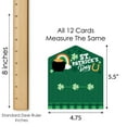 thumbnail image 6 of Big Dot of Happiness Shamrock St. Patrick's Day - Saint Paddy’s Day Party Game Pickle Cards - Pull Tabs 3-in-a-Row - Set of 12, 6 of 6