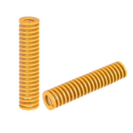 

Die Spring 18mm OD 85mm Long 2 Pack Stamping Light Load Compression Yellow
