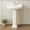 3 Holes 8", variant on Pedestal Sink 20" X 17", U-Shape White Ceramic Pedestal Bathroom Sink With Overflow, Pure White Porcelain, Semi-Circular, for Bathroom, Laundry