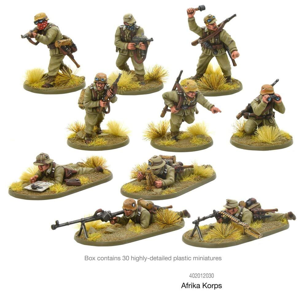Bolt Action Afrika Korps German Grenadiers New