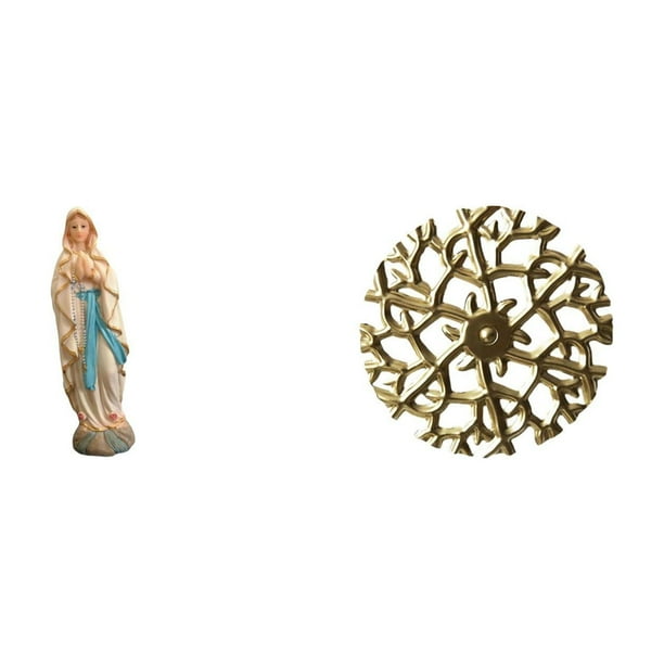 Estatua Decorativa De Pared De La Virgen María En Metal, Figura De Resina, Estilo Rústico, Estatua De Hierro Forjado Para Oficina Y Sala De Estar.