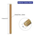 thumbnail image 2 of Uxcell 20 Pack Fully Threaded Rod, M8-1.25x110mm Carbon Steel Long Thread Screw, 2 of 6