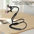thumbnail image 6 of Lazy Neck Phone Holder Stand Desktop Bed Mount Long Flexible Gooseneck J7K for LG Tribute Empire, Escape Plus, Stylo 5 4 Plus 3 Plus 2 Plus, Prime 2, Aristo 4 Plus - Motorola One, Moto Z4 Z3, 6 of 7