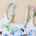 thumbnail image 3 of Girl's 2 Pieces Bathing Suit Bikini Set Rashguard Swim Suit Set Print Swimsuit Bathing Suit with Sport High Waist 7-8 Years, 3 of 4